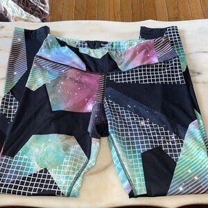 reebok size medium leggings work out panta gym